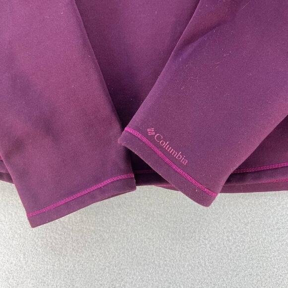 Columbia Women's Omni-Wick Half Zip Pullover Size Large Burgundy - Picture 5 of 13